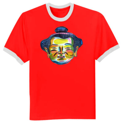 Big Sumo Head Ringer T Shirt Big Sumo Head Ringer T Shirt Thumbnail