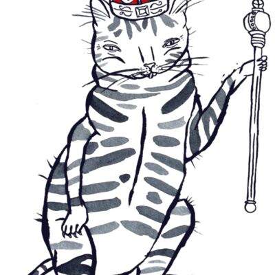 Kuching King Cat t shirt Thumbnail